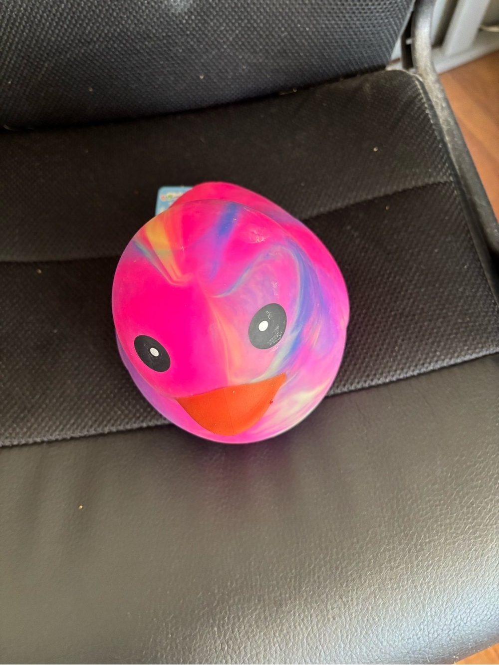 Squeeezy Pink Swirl Bird Toy